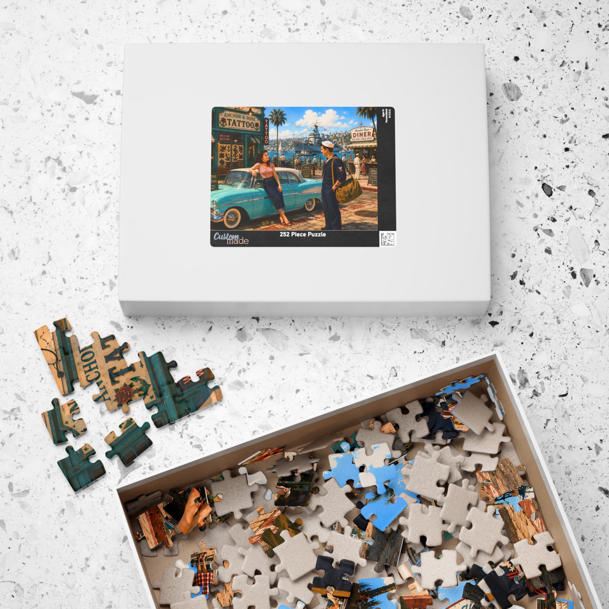 Shore Leave Has Its Perks – Vintage Sailor & Tattoo Art Puzzle