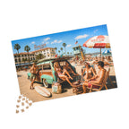 Out of Office, Possibly Forever – Retro California Beach Art Puzzle