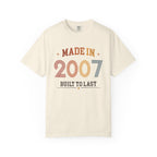 Made in 2007 T-Shirt – 19th Birthday Gift
