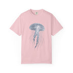 Large Jellyfish Graphic T-Shirt, Ocean Art Tee, Watercolor Sea Life Shirt, Coastal Lifestyle Gift, Beach Lover Tee