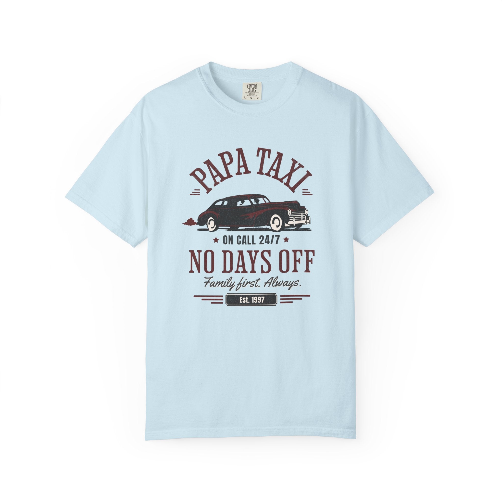 Papa Taxi Since 1997 T-Shirt – Father's Day Gift for Dad
