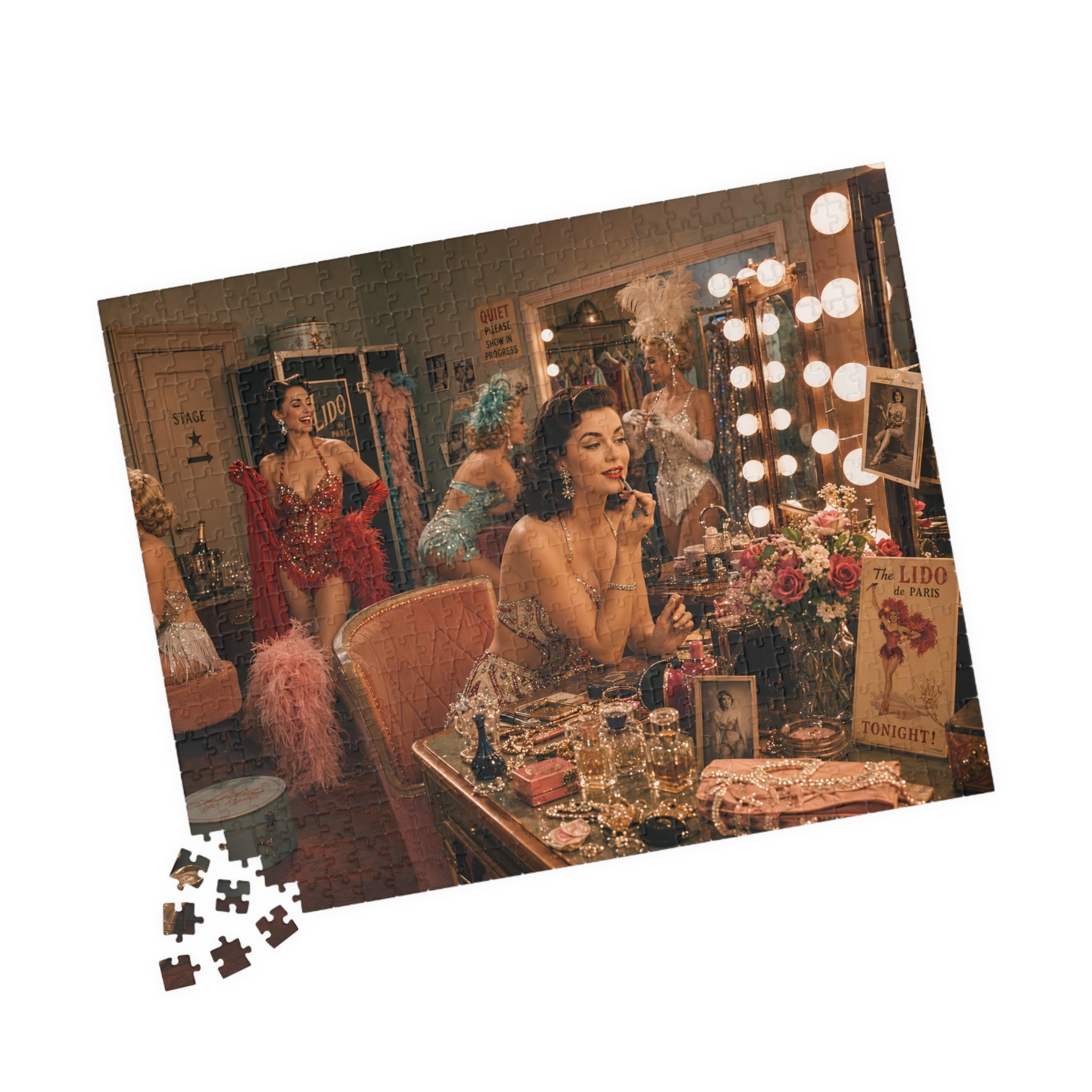 The Show Starts Here – Vintage Backstage Jigsaw Puzzle