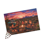 We'll Behave Tomorrow – Retro Desert Camping Road Trip Art Puzzle
