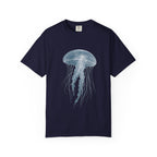 Large Jellyfish Graphic T-Shirt, Ocean Art Tee, Watercolor Sea Life Shirt, Coastal Lifestyle Gift, Beach Lover Tee