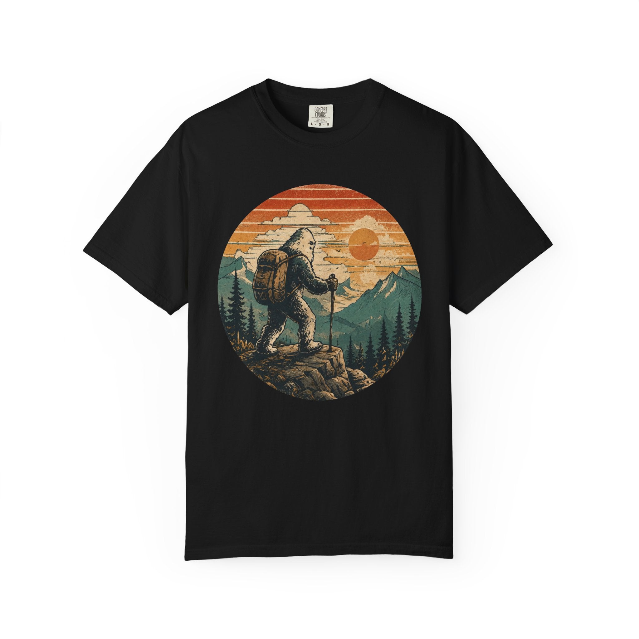 Bigfoot on the Trail – Funny Hiking T-Shirt | Outdoors Edition