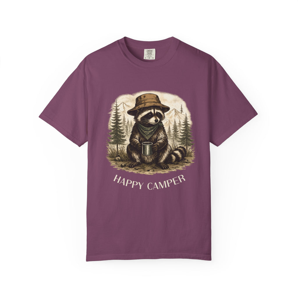 Happy Camper Shirt, Camping Lover Gift, Funny Camping Tee, Outdoor Adventure Shirt, Camp Life Graphic Tee, Comfort Colors