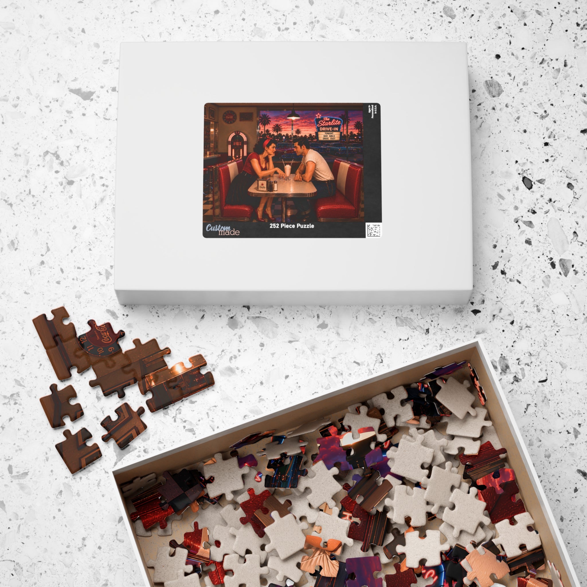 Starlite Drive-In – Retro Romance Jigsaw Puzzle
