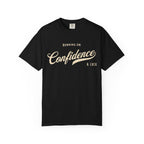 Fueled by Confidence & Luck – Funny Mindset T-Shirt | Explorer Edition