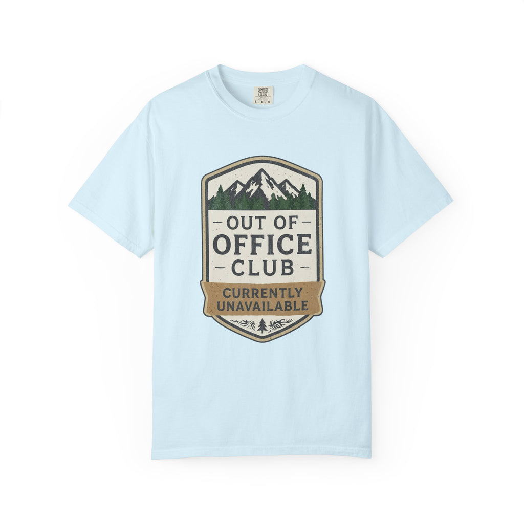 Out of Office Club – Retro Badge T-Shirt | Explorer Edition
