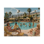 Check In, Dress Down – Palm Springs Poolside Jigsaw Puzzle