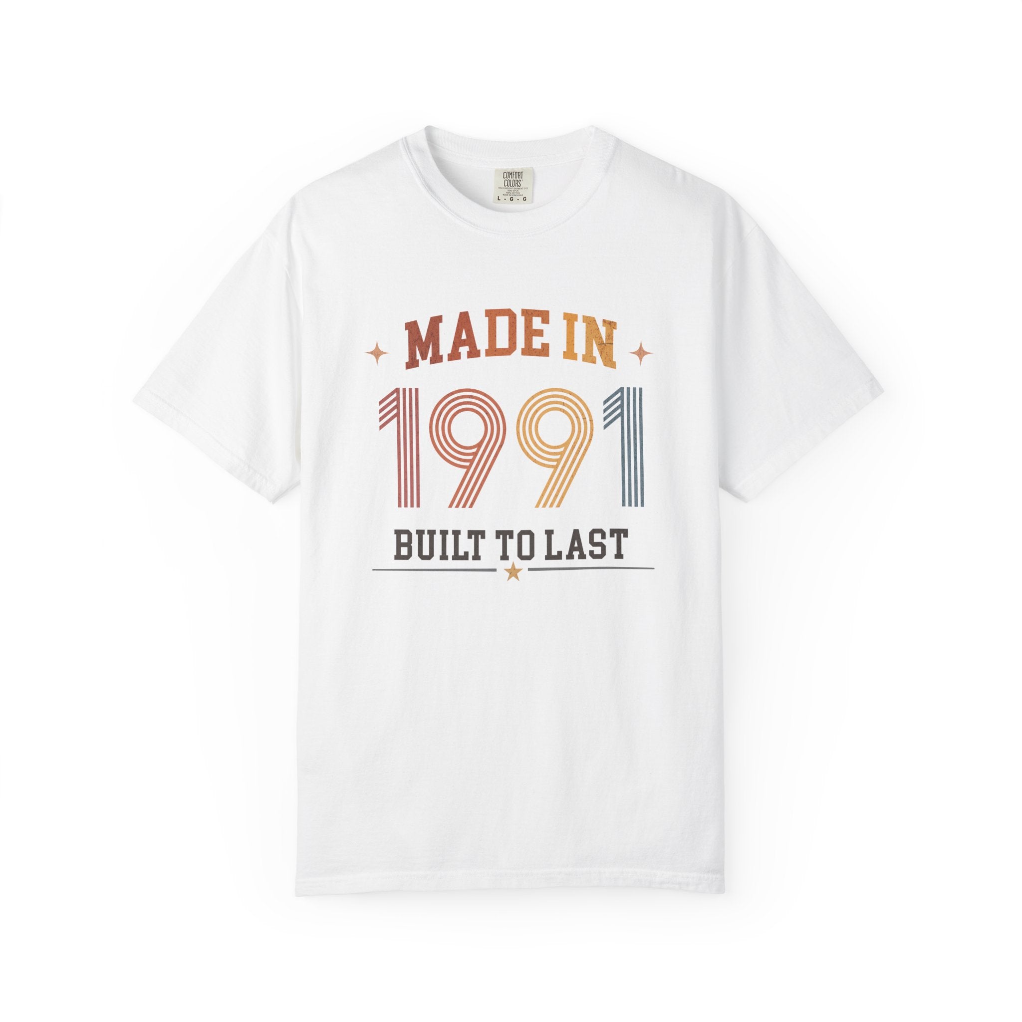 Made in 1991 T-Shirt – 35th Birthday Gift