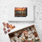 Last Exit Before Nowhere – Desert Road Trip Jigsaw Puzzle