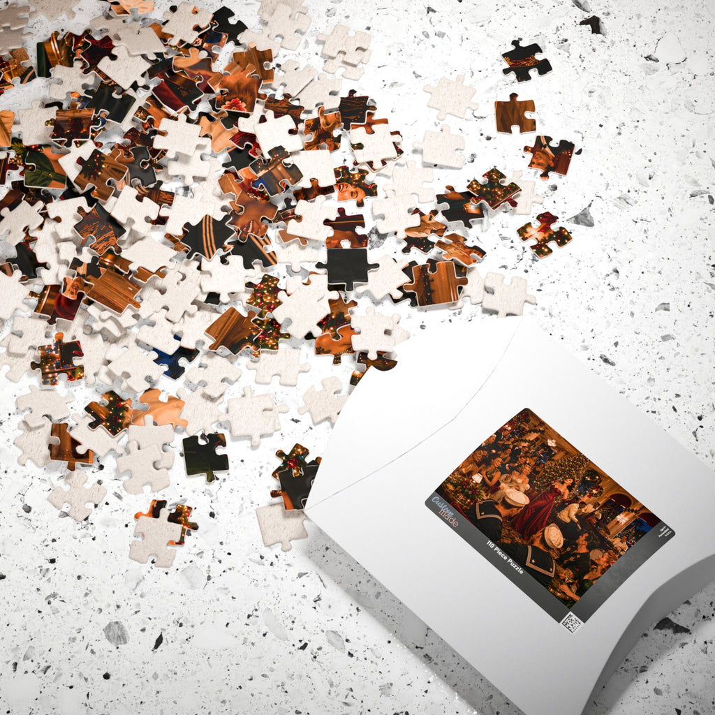 All I Want for Christmas Is Trouble – Vintage Christmas Party Art Puzzle