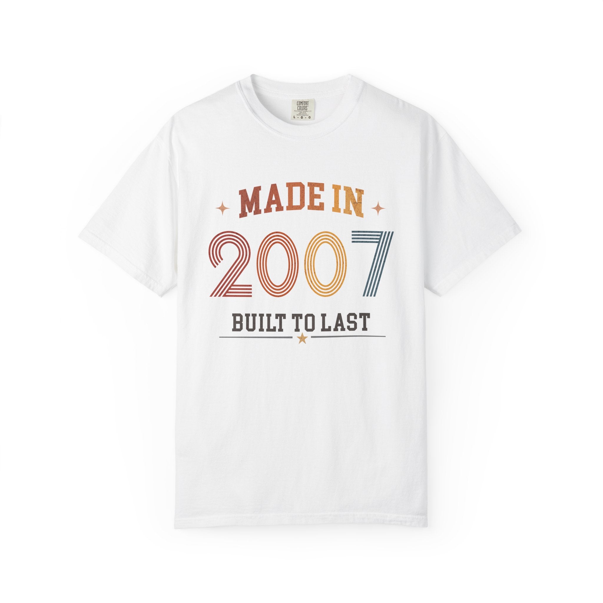 Made in 2007 T-Shirt – 19th Birthday Gift