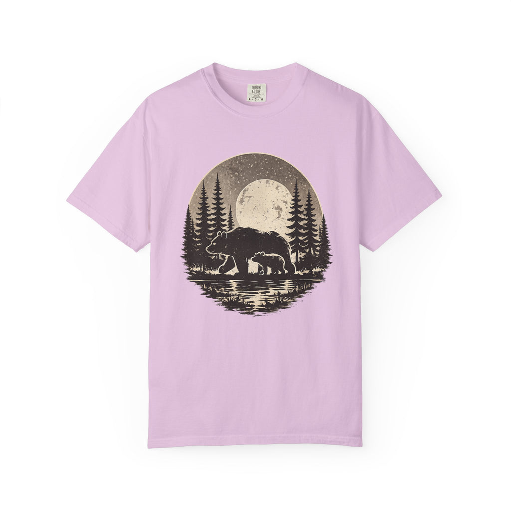 Bear Nature Shirt, Wildlife Lover Gift, Forest Adventure Tee, Mountain Wilderness Shirt, Outdoor Comfort Colors Tee