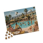 Check In, Dress Down – Palm Springs Poolside Jigsaw Puzzle