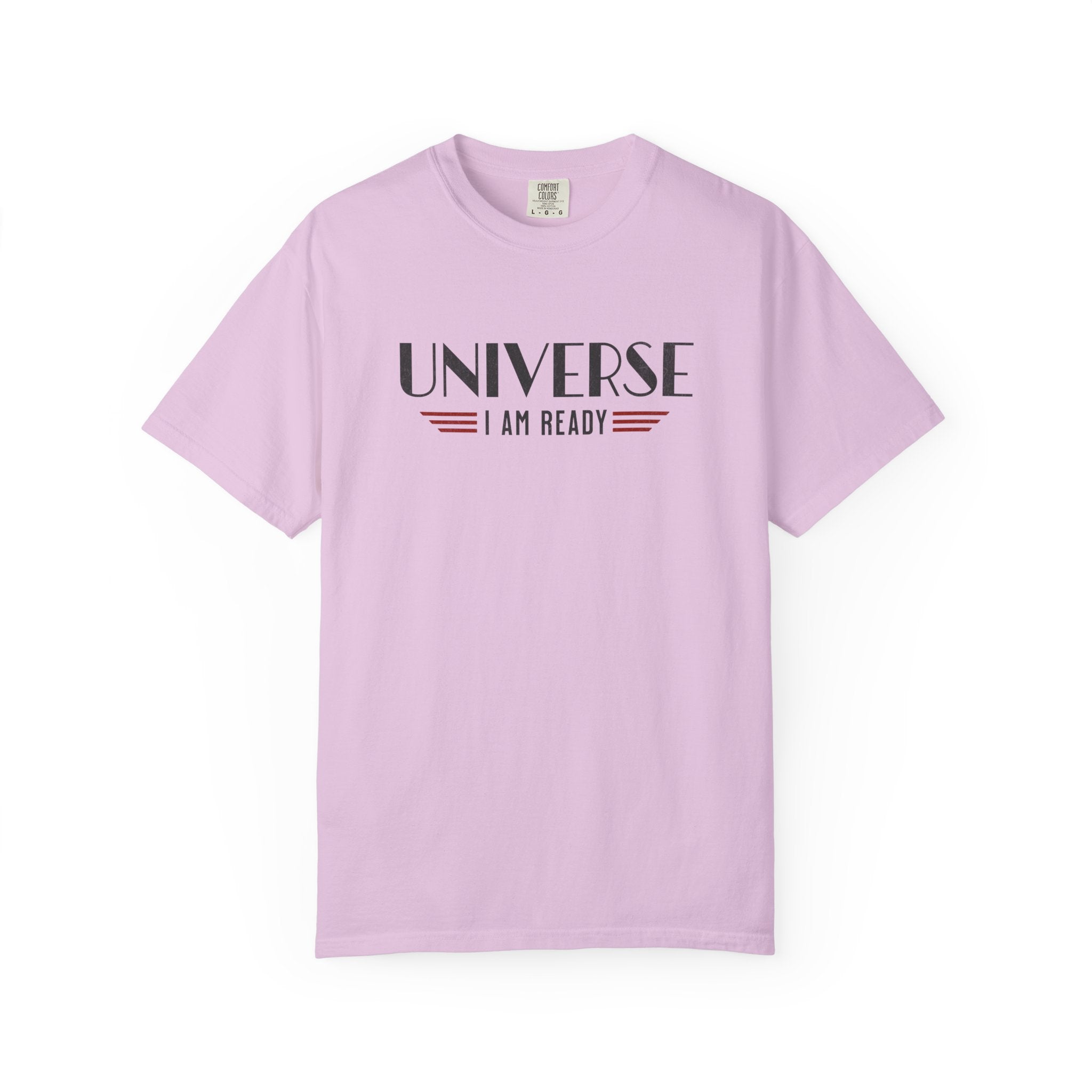 Universe I Am Ready – Retro Futuristic Manifestation T-Shirt