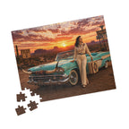 Last Exit Before Nowhere – Desert Road Trip Jigsaw Puzzle