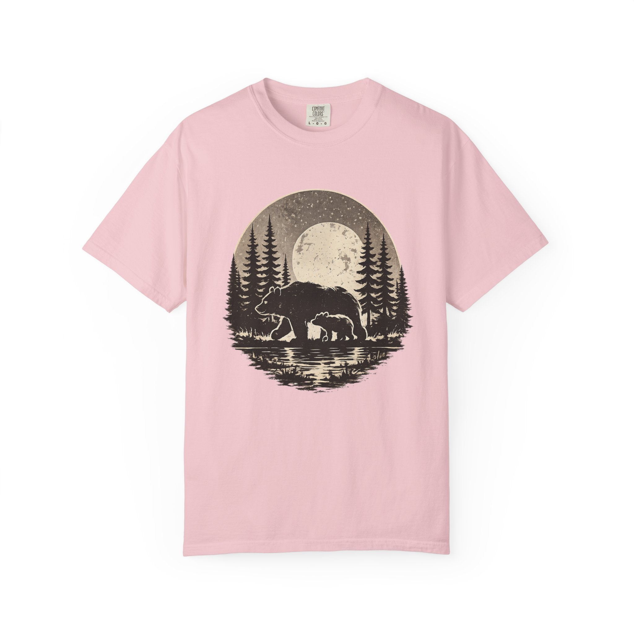 Bear Nature Shirt, Wildlife Lover Gift, Forest Adventure Tee, Mountain Wilderness Shirt, Outdoor Comfort Colors Tee