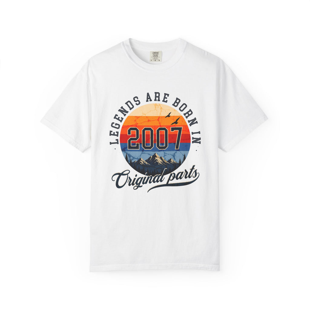 Legends Are Born in 2007 – 19th Birthday T-Shirt