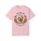 Yellow Labrador Dog Mom T-Shirt | Fueled by Coffee & Lab Love