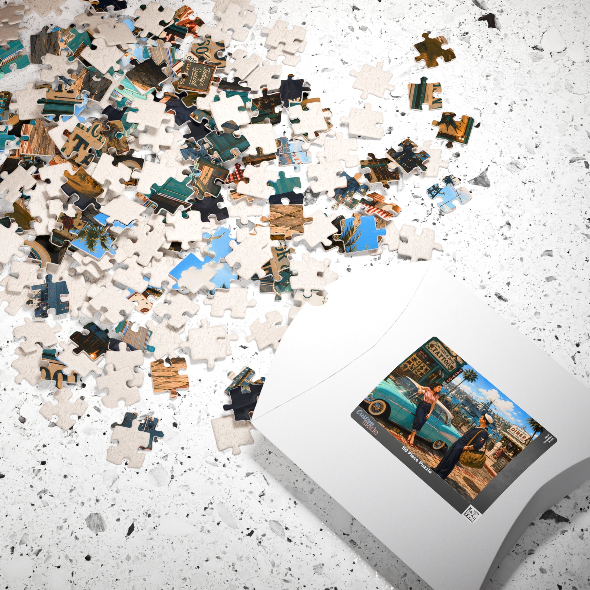 Shore Leave Has Its Perks – Vintage Sailor & Tattoo Art Puzzle