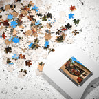 She Likes a Little Trouble Under the Hood – Retro Garage Art Puzzle