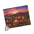 We'll Behave Tomorrow – Retro Desert Camping Road Trip Art Puzzle