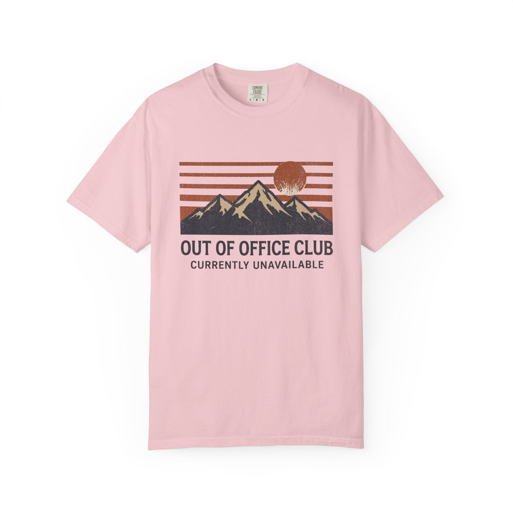 Out of Office Club – Mountain Sunset T-Shirt | Explorer Edition
