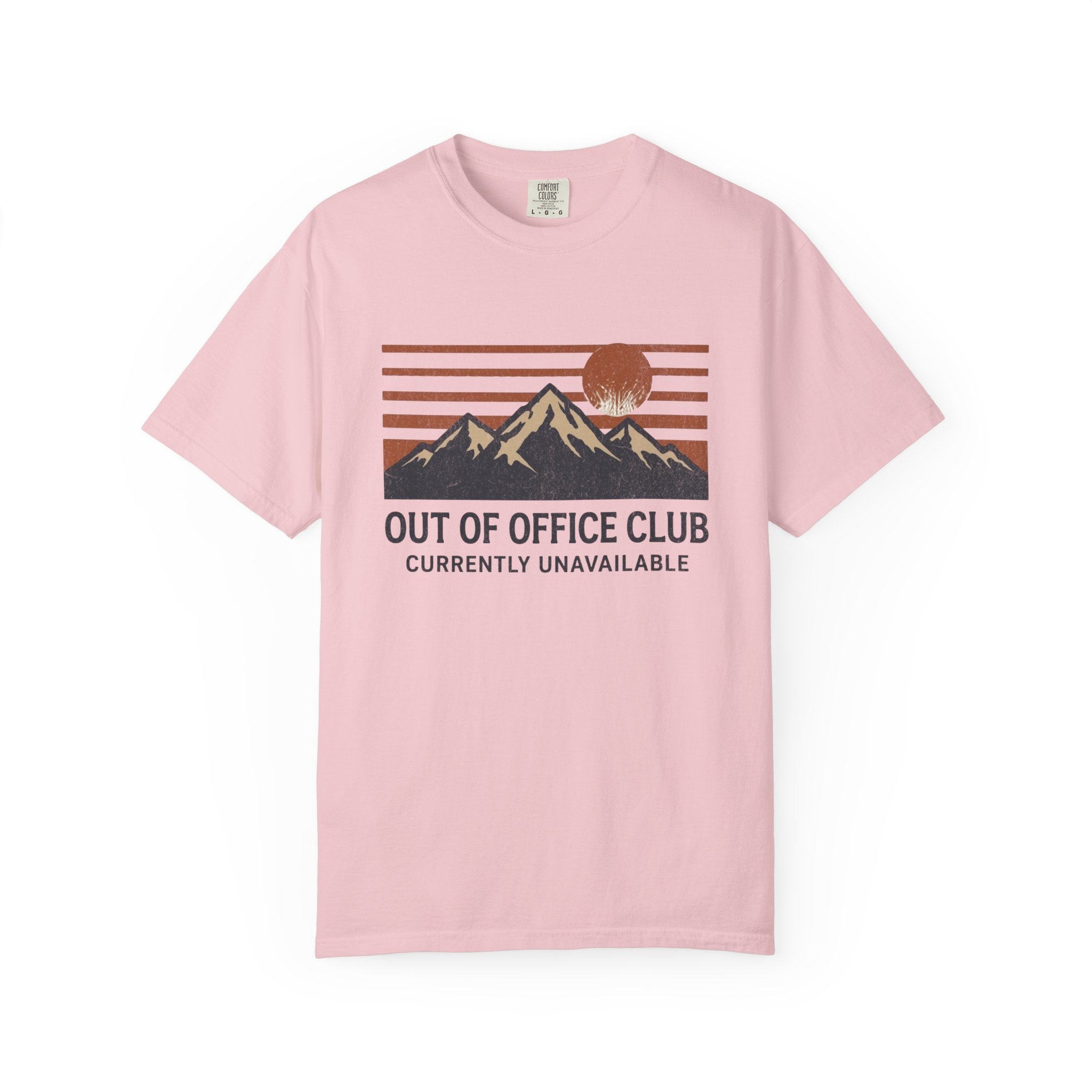 Out of Office Club – Mountain Sunset T-Shirt | Explorer Edition