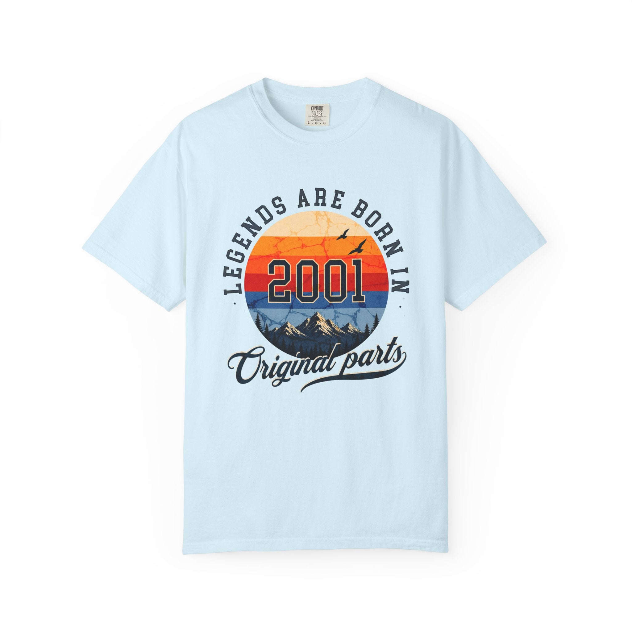 Legends Are Born in 2001 – 25th Birthday T-Shirt