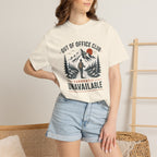 Out Of Office Club Hiking Shirt, Backpacker Gift, Adventure Travel Tee, Nature Lover Shirt, Mountain Hiking Comfort Colors Tee