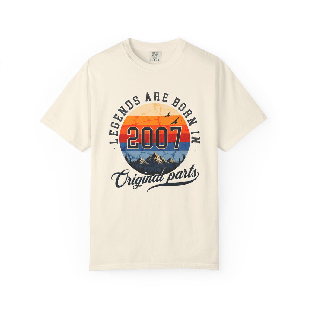 Legends Are Born in 2007 – 19th Birthday T-Shirt