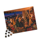 Just One Christmas Drink – Vintage Holiday Cocktail Party Art Puzzle
