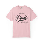 Fueled by Panic & Performance – Funny Work T-Shirt | Explorer Edition