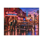 One Drink and We'll See – Retro Cocktail Lounge Art Puzzle
