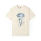 Large Jellyfish Graphic T-Shirt, Ocean Art Tee, Watercolor Sea Life Shirt, Coastal Lifestyle Gift, Beach Lover Tee