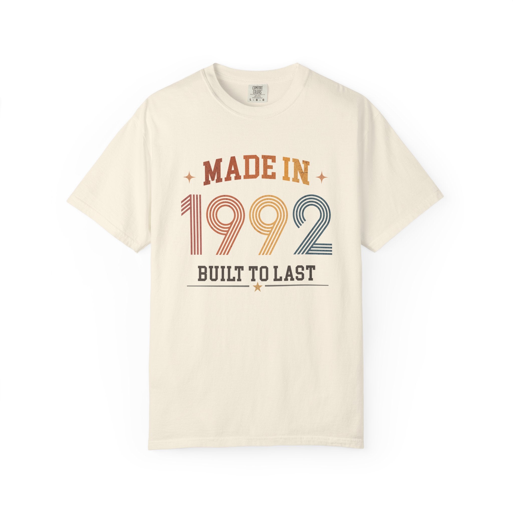 Made in 1992 T-Shirt – 34th Birthday Gift
