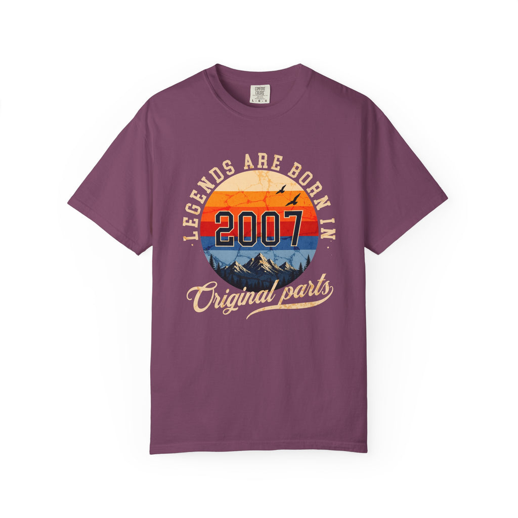 Legends Are Born in 2007 – 19th Birthday T-Shirt