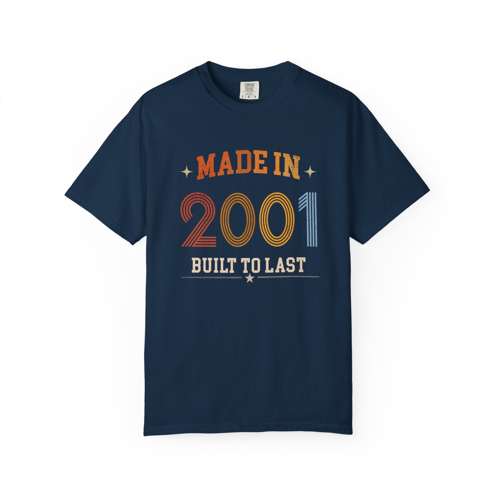 Made in 2001 T-Shirt – 25th Birthday Gift