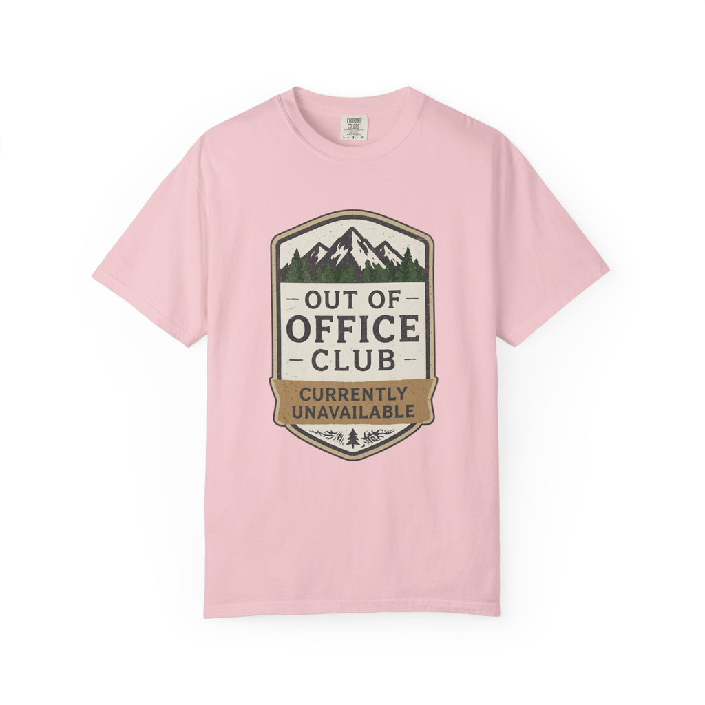 Out of Office Club – Retro Badge T-Shirt | Explorer Edition