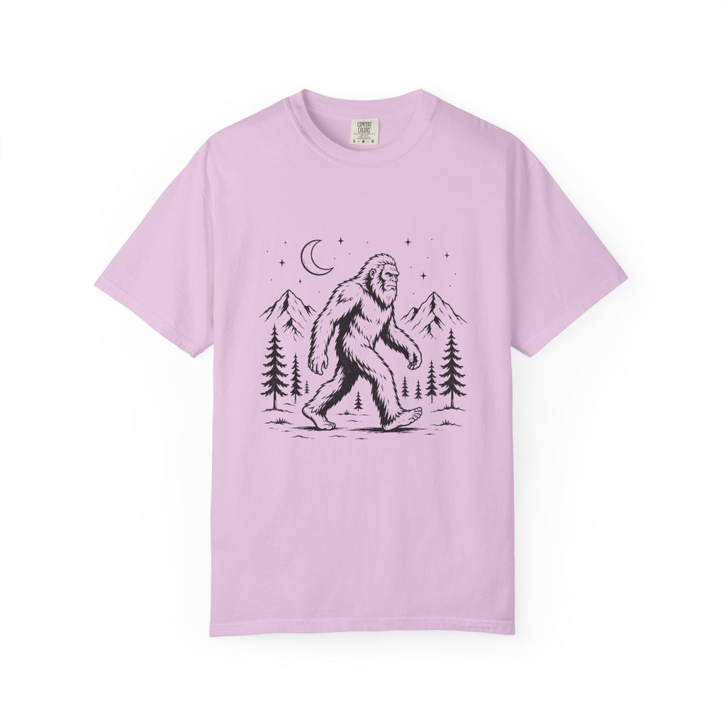 Moonlight Bigfoot – Night Hike T-Shirt | Outdoors Edition