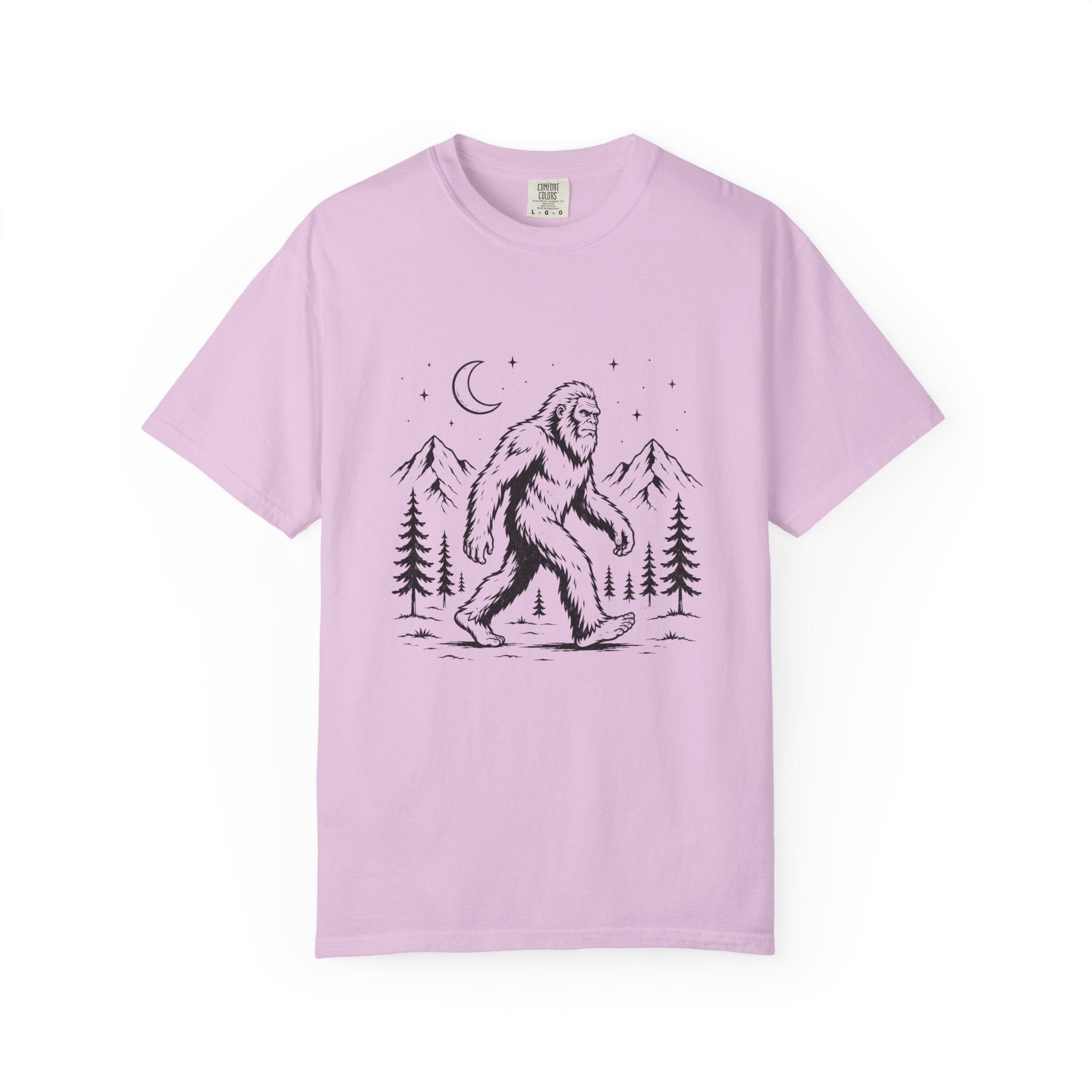 Moonlight Bigfoot – Night Hike T-Shirt | Outdoors Edition