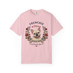 Cream French Bulldog Dog Mom T-Shirt | Fueled by Coffee & Frenchie Love