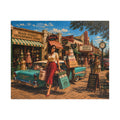 Just One More Little Thing – Retro Main Street Shopping Art Puzzle