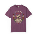 Cream French Bulldog Dog Mom T-Shirt | Fueled by Coffee & Frenchie Love