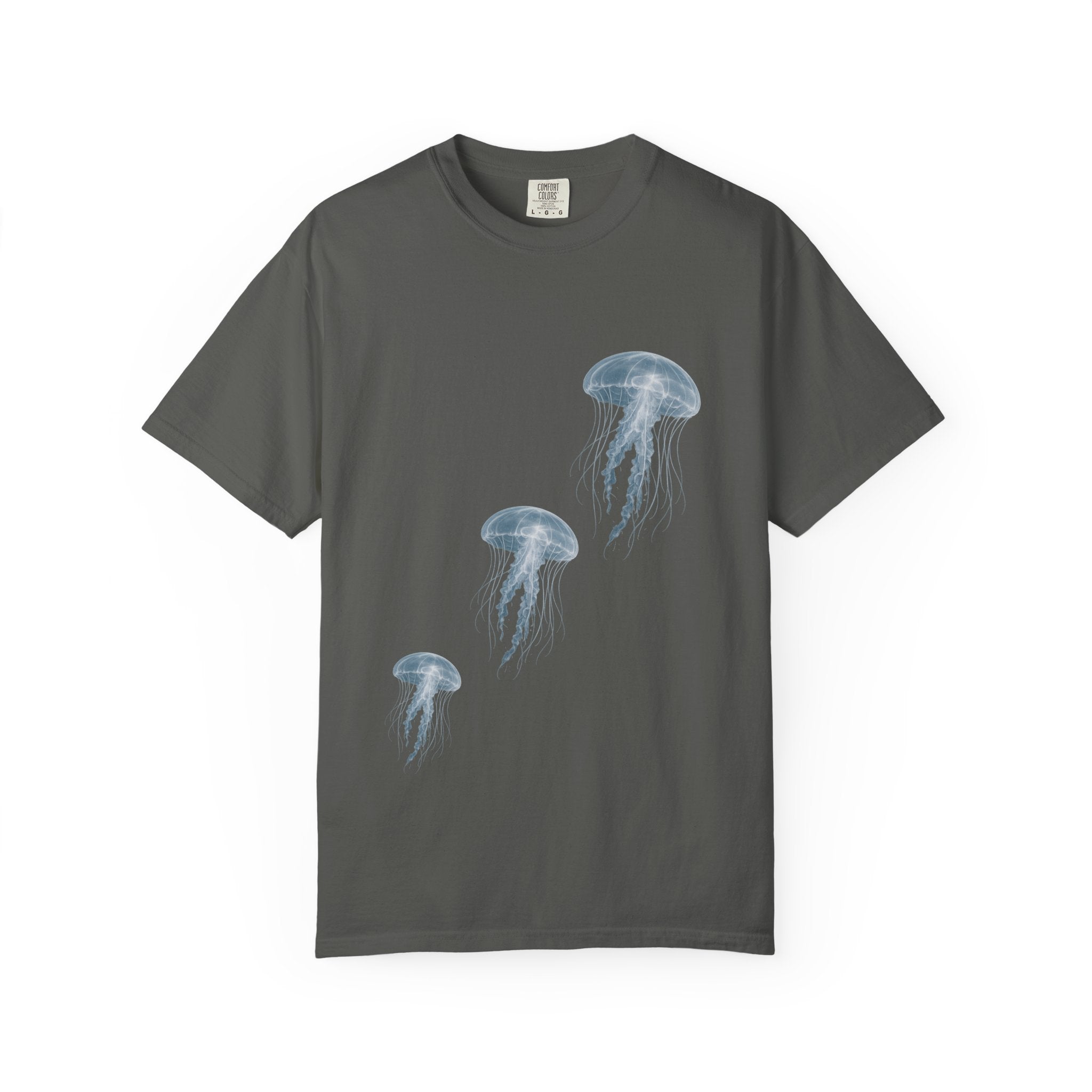 Watercolor Jellyfish T-Shirt, Ocean Lover Gift, Coastal Aesthetic Shirt, Sea Life Tee, Marine Biology Gift, Beach Vacation Shirt
