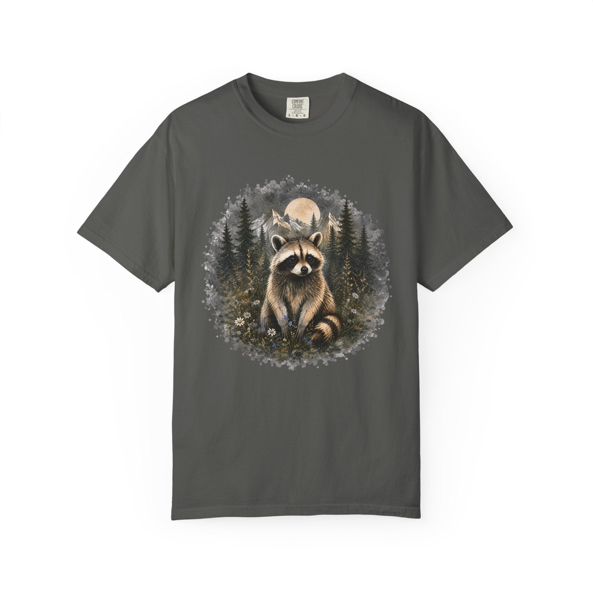 Raccoon Nature – Woodland Animal T-Shirt | Explorer Edition