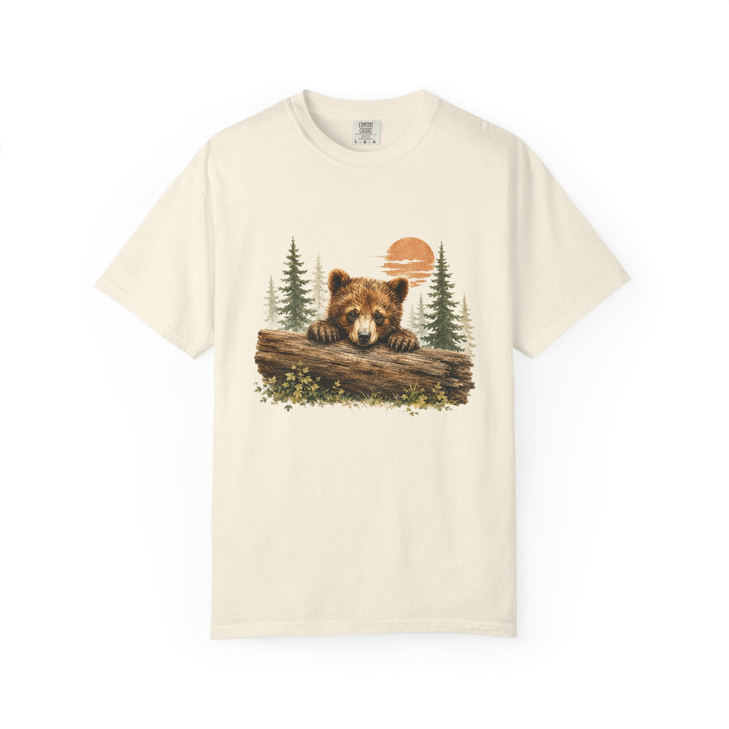 Curious Bear Cub – Wildlife Explorer T-Shirt | Outdoors Edition