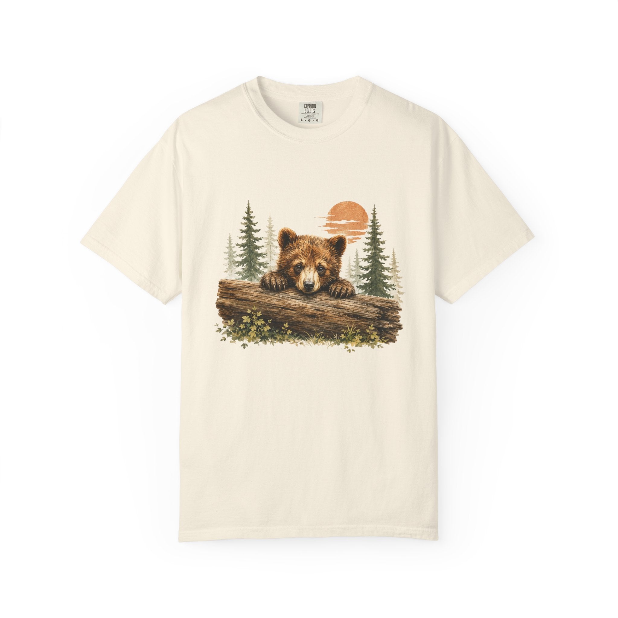 Curious Bear Cub – Wildlife Explorer T-Shirt | Outdoors Edition